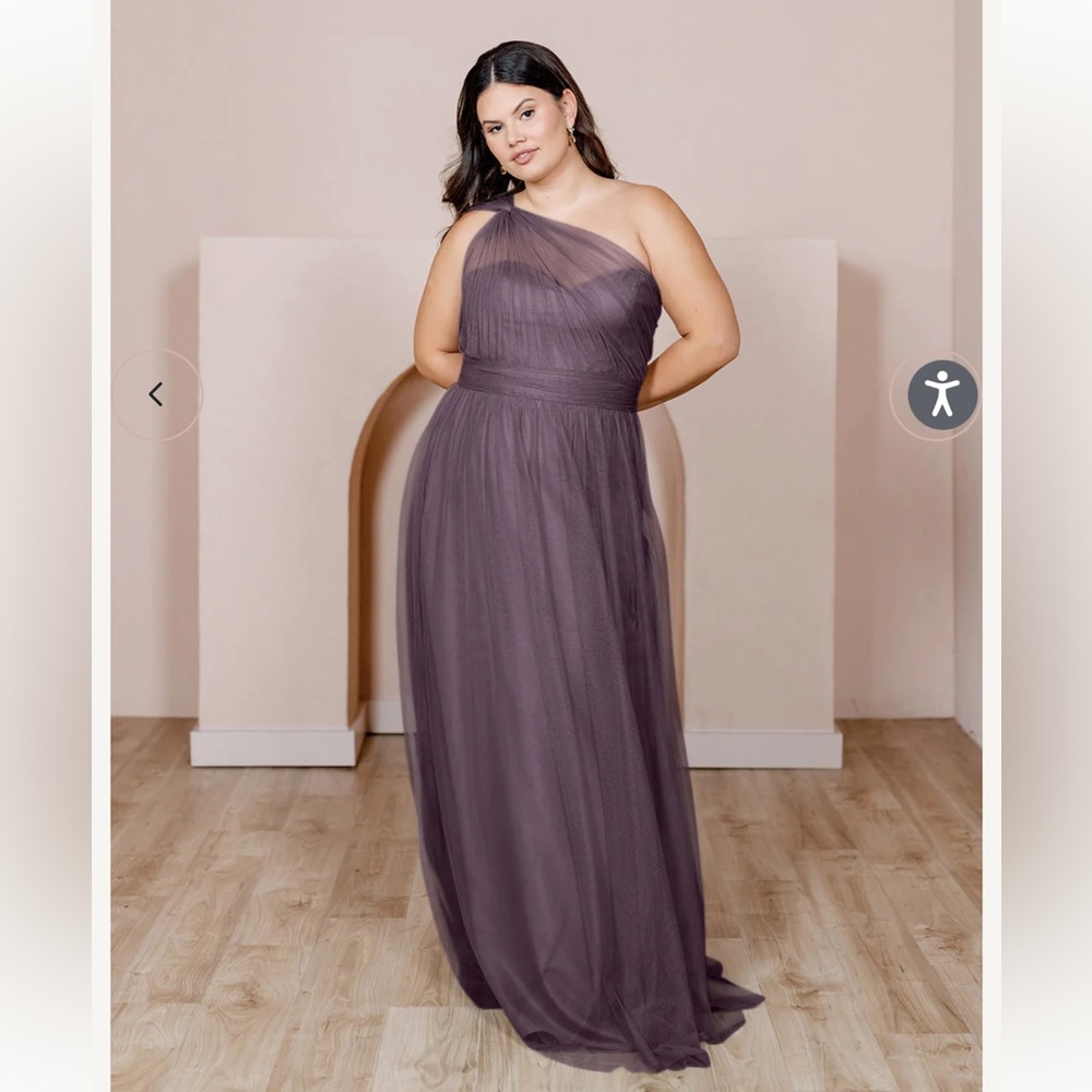Bella Tulle Dress in Dusty Purple (313)